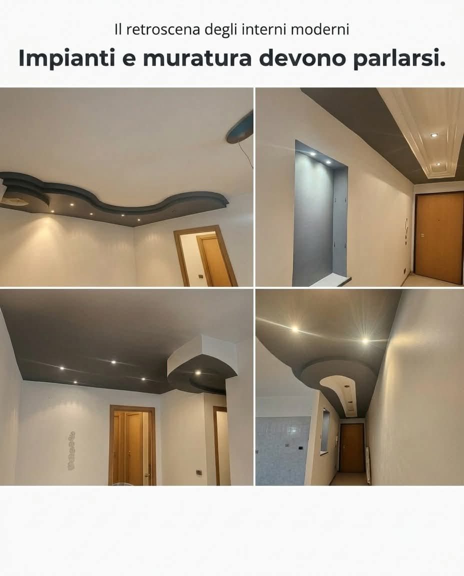 Controsoffitti in cartongesso e finiture - lavoro finito