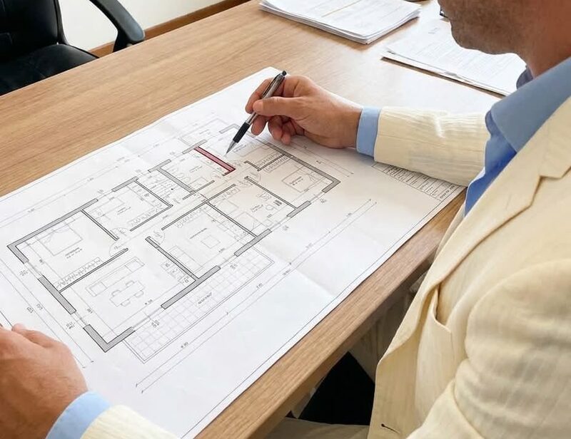 Sopralluogo e studio planimetria per preventivo ristrutturazione a Mira